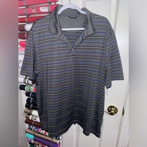 Men’s Polo size and Brand unknown fits like an XL and XXL